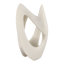 Sculpture circulaire abstraite en résine pour la décoration intérieure - Figurine décorative pour salon ou bureau - Blanche-202960183