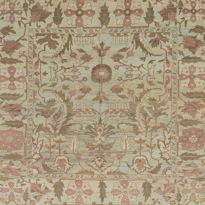 Oriental Indoor Rug, Square 5'