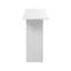 U_STYLE Console moderne et courbée en placage de frêne avec tablette-1737994281