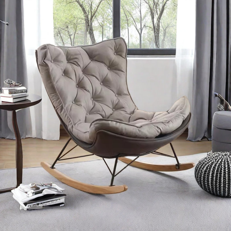 Chaise berçante Creative, Gris