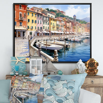 «Italie», charme côtier sur toile