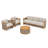 5 - Person Outdoor Seating Group With Cushions