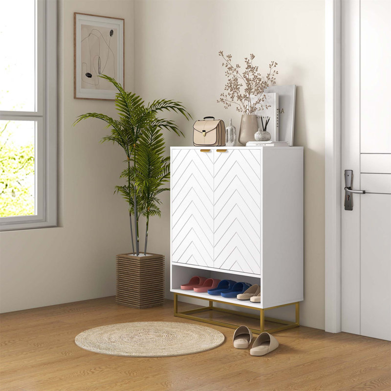 12 Pair Shoe Storage Cabinet
