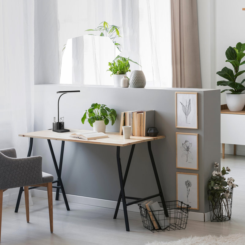 Lampe de bureau réglable Clodomiro pour bureau à domicile