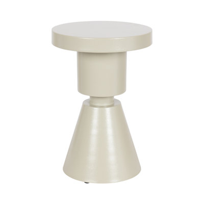 Table d'appoint ronde en métal Boswell