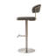 Bihter Swivel Upholstered Adjustable Height Counter Stool with Metal Frame-1352856914