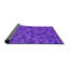 Tapis décoratif géométrique mauve/bleu Riggs-865773964
