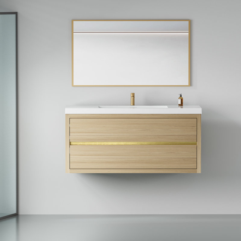 Meuble-lavabo flottant avec lavabo Caden