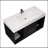 39.4"Floating Bathroom Vanities With Ceramic Sink And 2 Drawers-1353786003