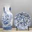 Porcelain Vase Phoenix Lotus Blue White