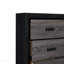 Commode grise et noire