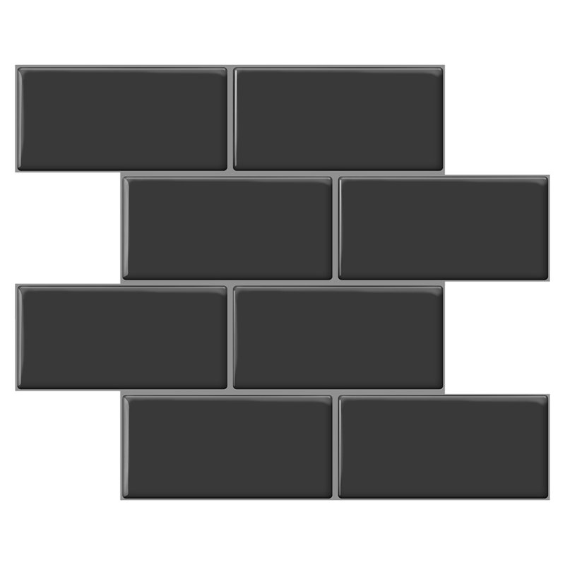 Bharati 26.92 cm x 32 cm Peel and Stick Wall Paneling ( 10-pack), Grey