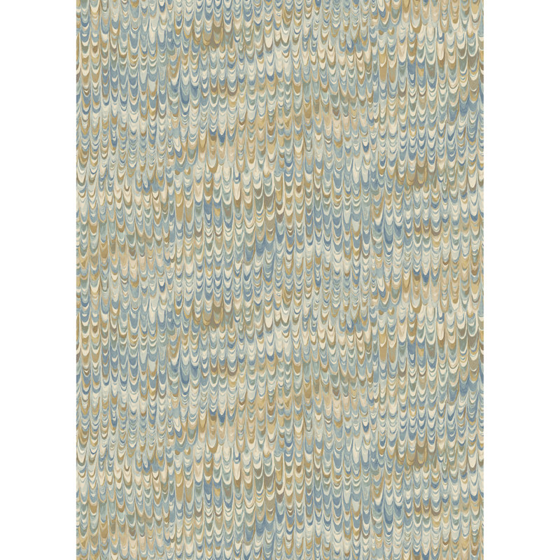 End Paper, Blue/Sand