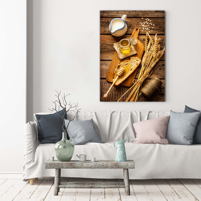 Breakfast - Wrapped Canvas Print