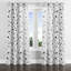 Panneaux de rideaux Modern - Rideau à œillets abstrait noir et blanc - 1 panneau-1100157542-1100157540