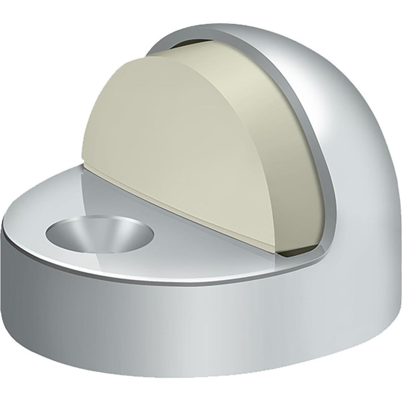 Kick Stop, Polished Chrome, 34.92" H x 44.45" W x 44.45" D