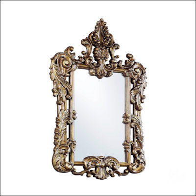 Exquis miroir non biseauté en résine et en bois composite pour une esthétique intérieure améliorée et des fins décoratives