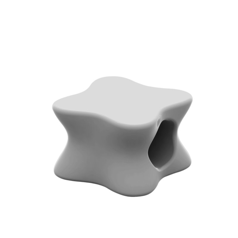 Pal Plastic/Resin Coffee Table, Steel