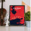 Galway City Map - No Frame Print-526959929