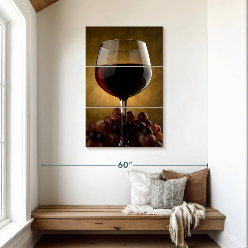 Yarlin Delicious Red Wine, 45" H x 28" W
