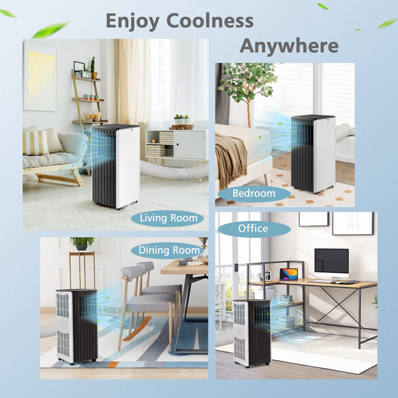 Giantex 8000 BTU Portable Air Conditioner for 250 Square Feet with Remote Included