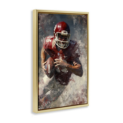 Eye On The End Zone Floating Frame, design by Ray Powers