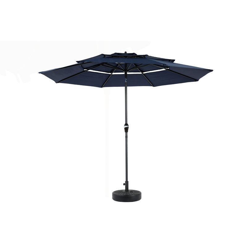 Parasol à 3 niveaux en aluminium, Marine