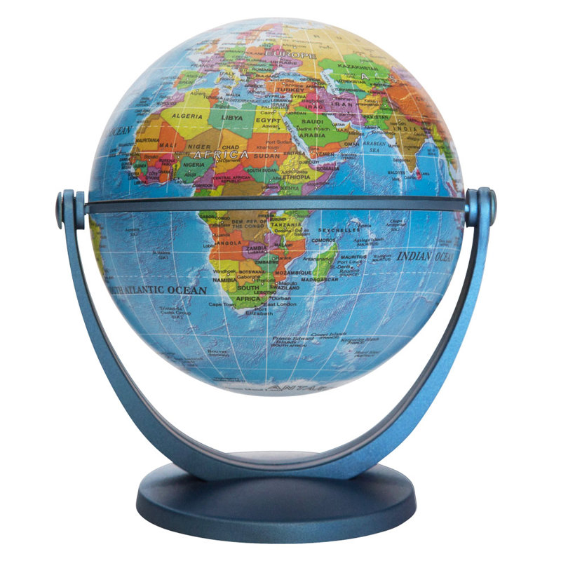 Plastic / Acrylic Tabletop Globe, Blue