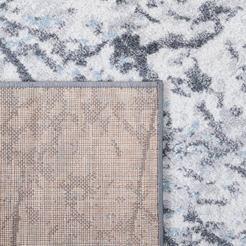 Ethellee Performance Abstract Rug, Rectangle 4' x 6'