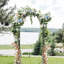 Arche de jardin en métal avec support réglable