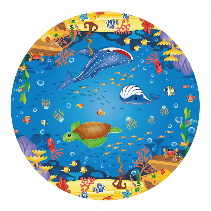Summer Waves Plastic Round Kiddie Pool 30'' H x 8'' W x 8'' L , with Pump Included