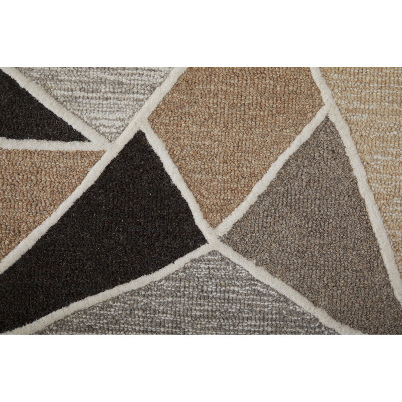 Kimball Transitional Abstract Gray Area Rug, Rectangle 5' x 8'