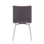 Chaise d'appoint en similicuir Sayema en noir-590738014
