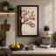 Cherry Blossom Branch Japandi - Wrapped Canvas-1166243316-1166243297