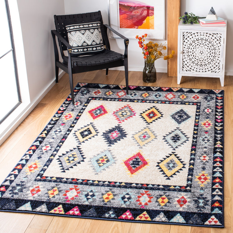 Tejal Ikat Hand Woven Area Rug, Rectangle 122 x 183 cm