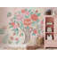 Papier peint floral avec aquarelle et papillons-436048108-436048115