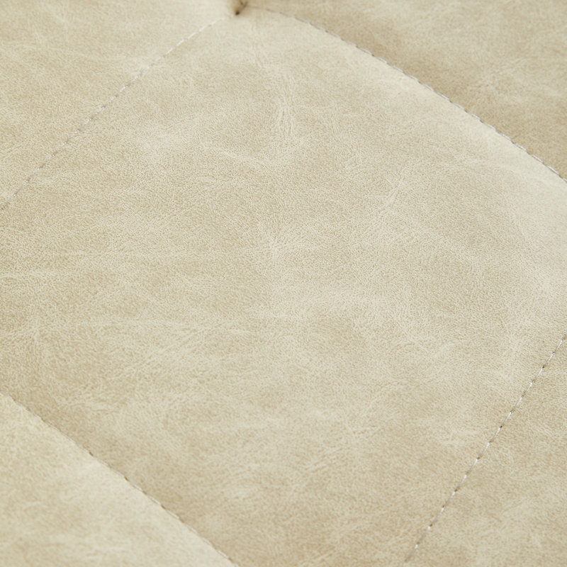 Chaise d'appoint rembourré, Crème, crème