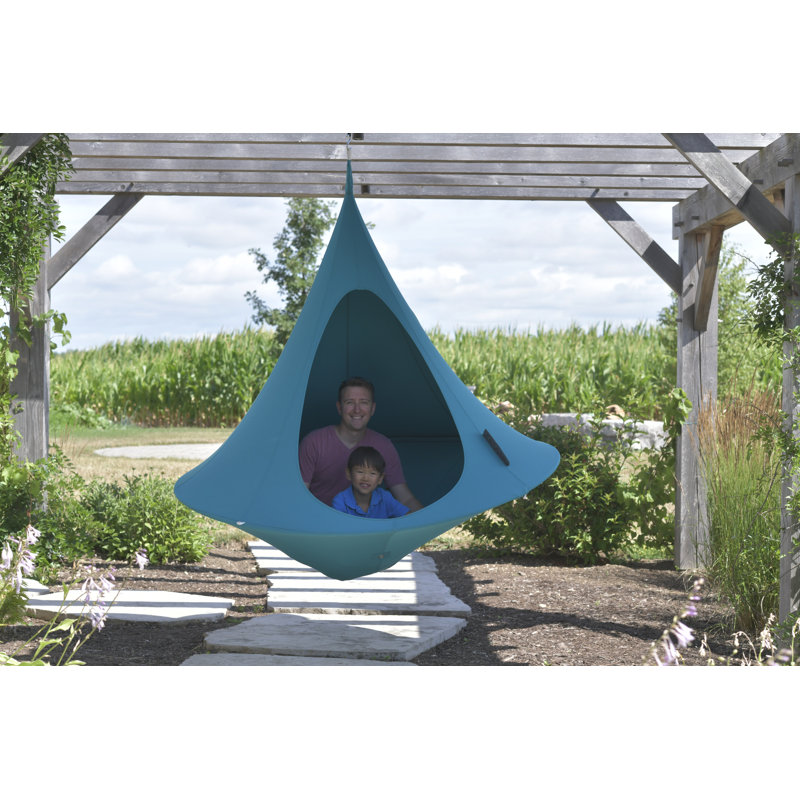 Cacoon - Island Vibe Hanging Chair, 152cm H x 152cm W x 152cm D, Light Blue