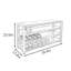 Banc de rangement pour chaussures 39,4 po