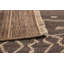 Tapis gris en laine noué à la main de conception unique 6 pi 2 po x 8 pi 9 po Grogan