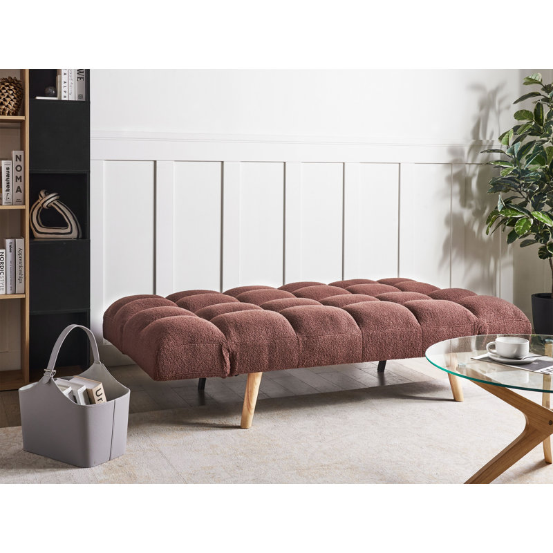 Sofa Bed INGARO Boucle, Brown