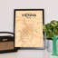 Vienna City Map - No Frame Print-991174970