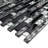 Supreme Tile Diamond 11.82 in. x 11.82 in. Interlocking Glossy Glass Mosaic Tile-49804409