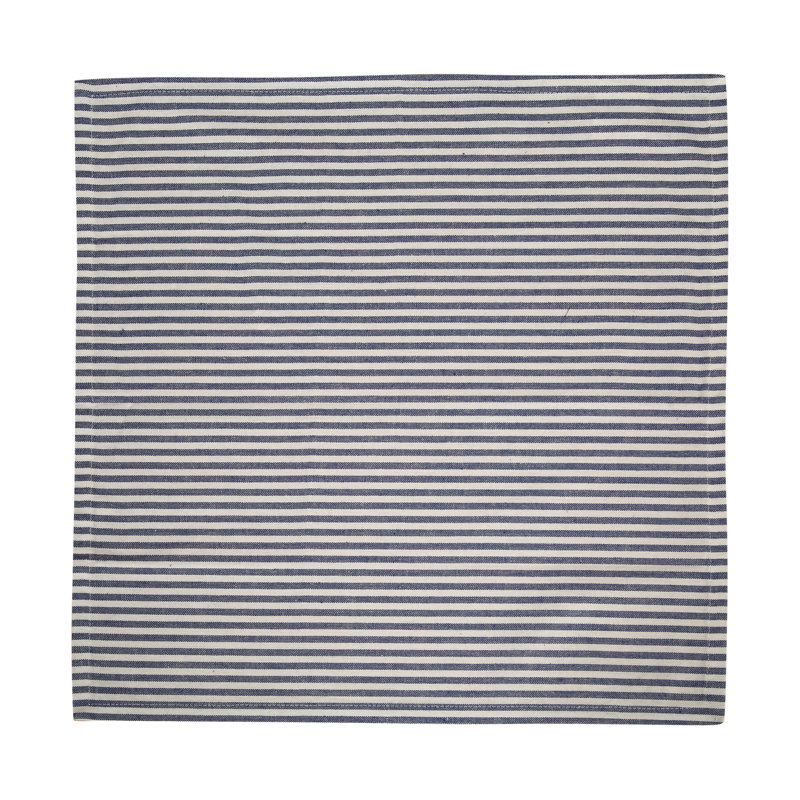Serviette Aalayah, Bleu / Blanc