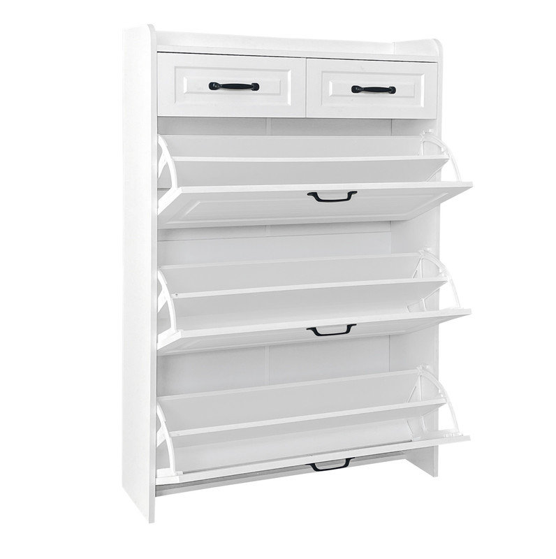 18 Pair Flip Down Shoe Storage
