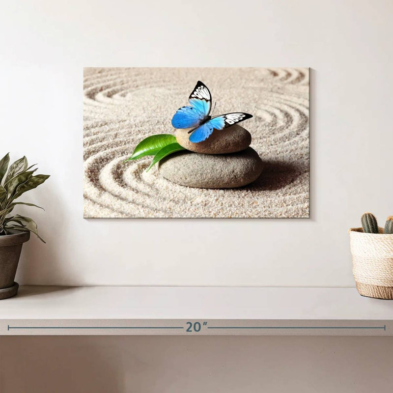 Brampt Peaceful Butterfly, 8" H x 12" W