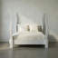 Patras Solid Wood Four Poster Bed-101884161