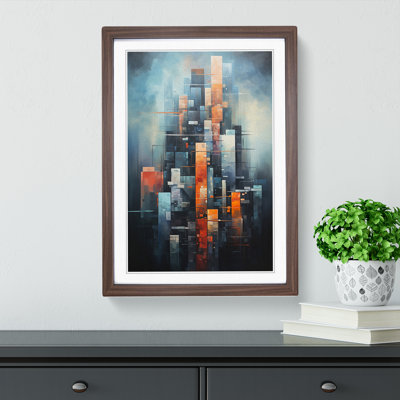 Skyscraper 1 Piece Single Picture Frame Wall Art