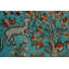 Tapis oriental traditionnel bleu 4 pi