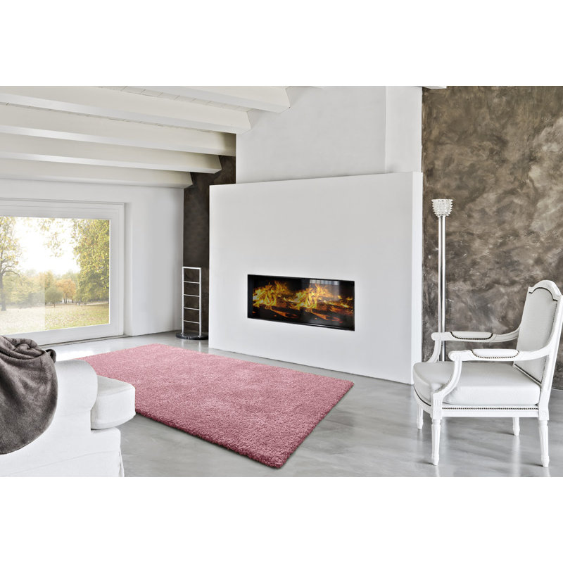 Salamon Solid Colour Area Rug, Rectangle 133 x 190cm